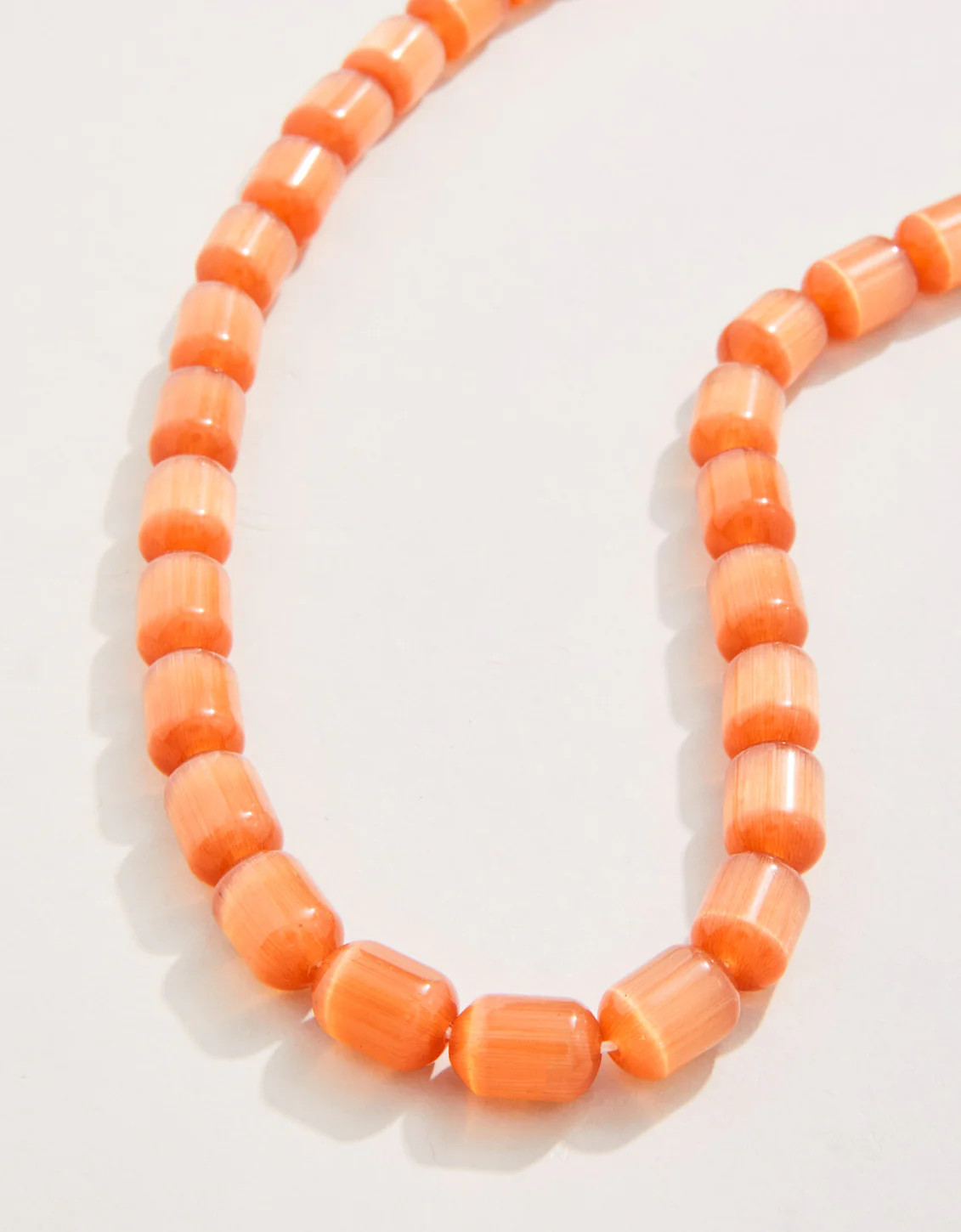 Mystic Stone Necklace 17" Optic Peach | Spartina 449