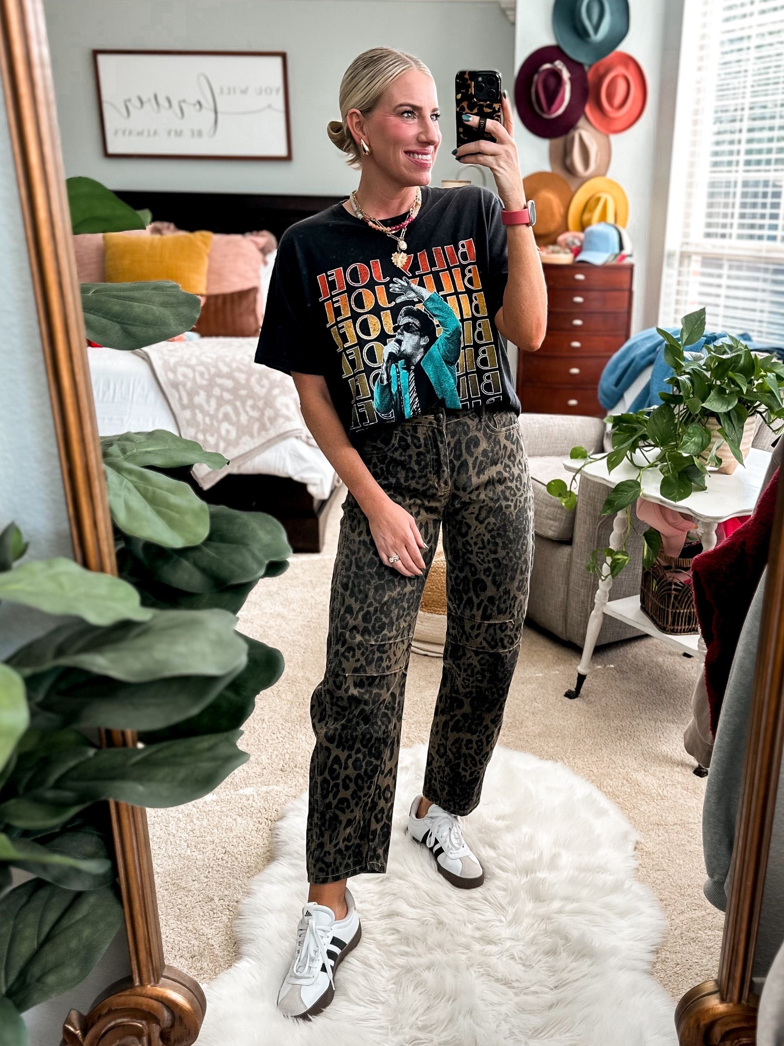 Love a good graphic tee 
This Billy idol one is from Walmart
It’s super soft and perfect with leggings and a flannel for fall  

#LTKOver40 #LTKStyleTip #LTKFindsUnder50