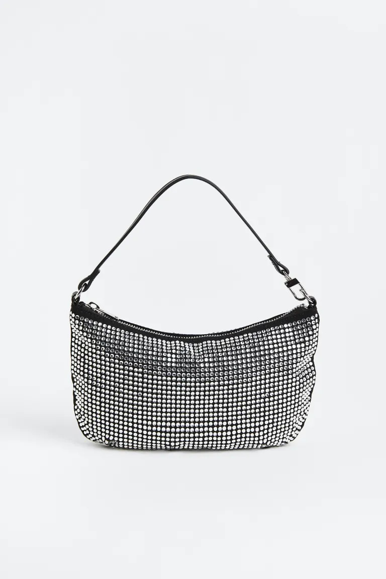 Strassbesetzte Schultertasche | H&M (DE, AT, CH, NL, FI)