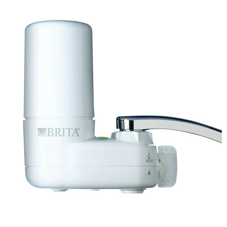 Brita Basic Faucet Mount System, Water Filter Reduces Lead and Chlorine, White | Walmart (US)