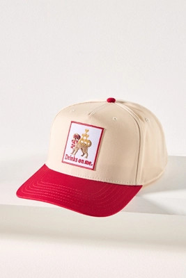 Kenz Kustomz Drinks On Me Trucker Hat | Anthropologie (US)