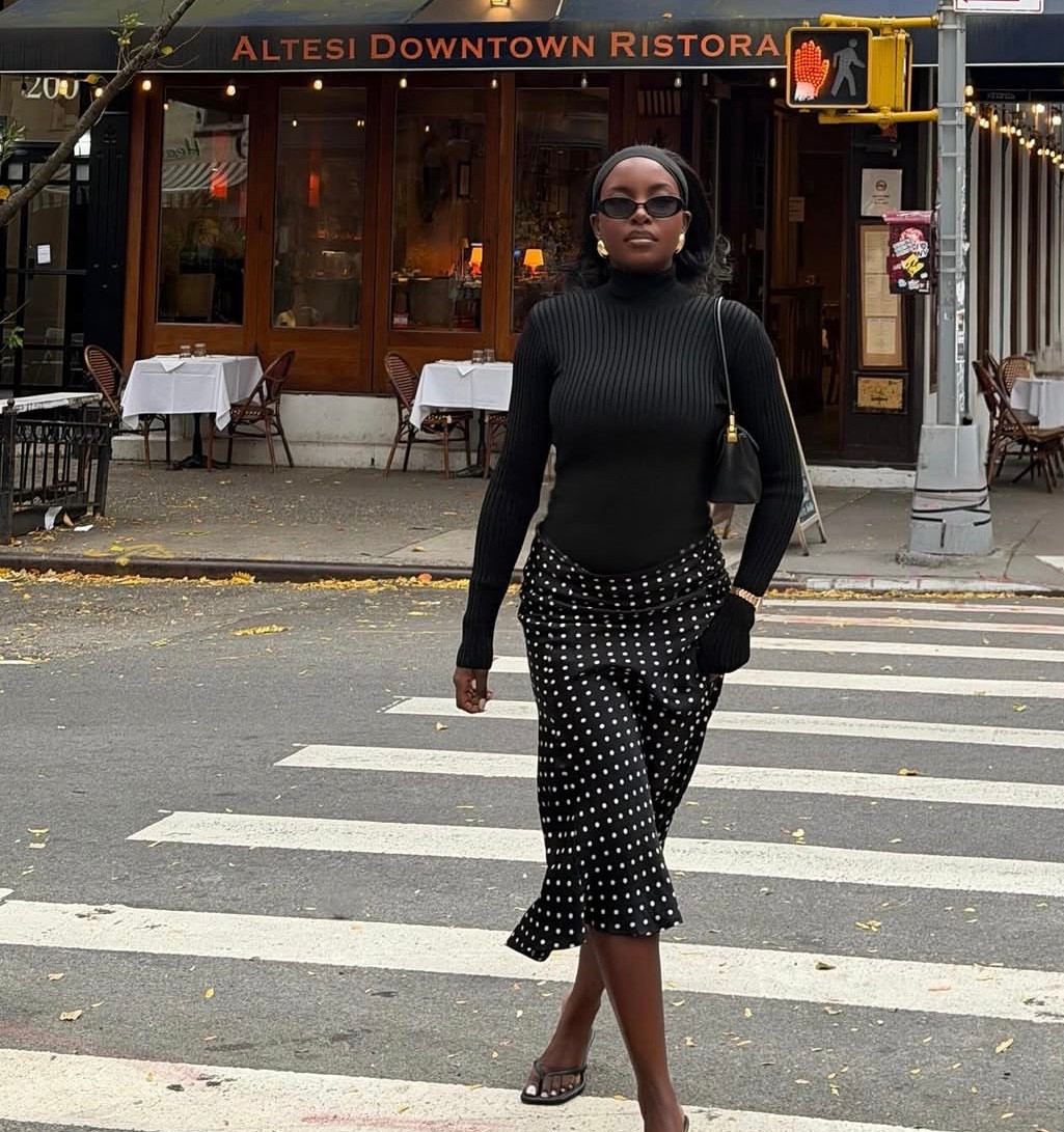 Black top
Black polka dot dress

#LTKPetite #LTKMothersDay #LTKBeauty