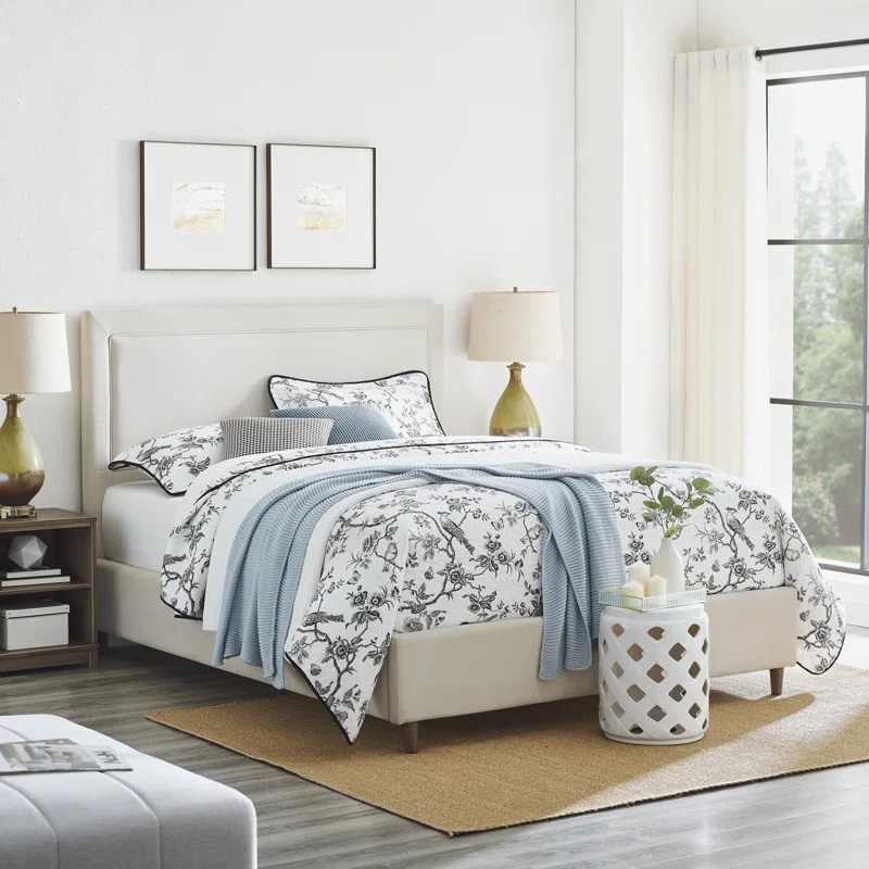 Sandweiler Upholstered Low Profile Platform Bed | Wayfair North America