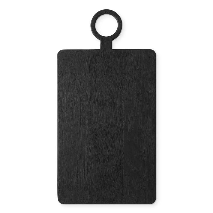 Black Wood Rectangular Cheese Boards | Williams Sonoma | Williams-Sonoma