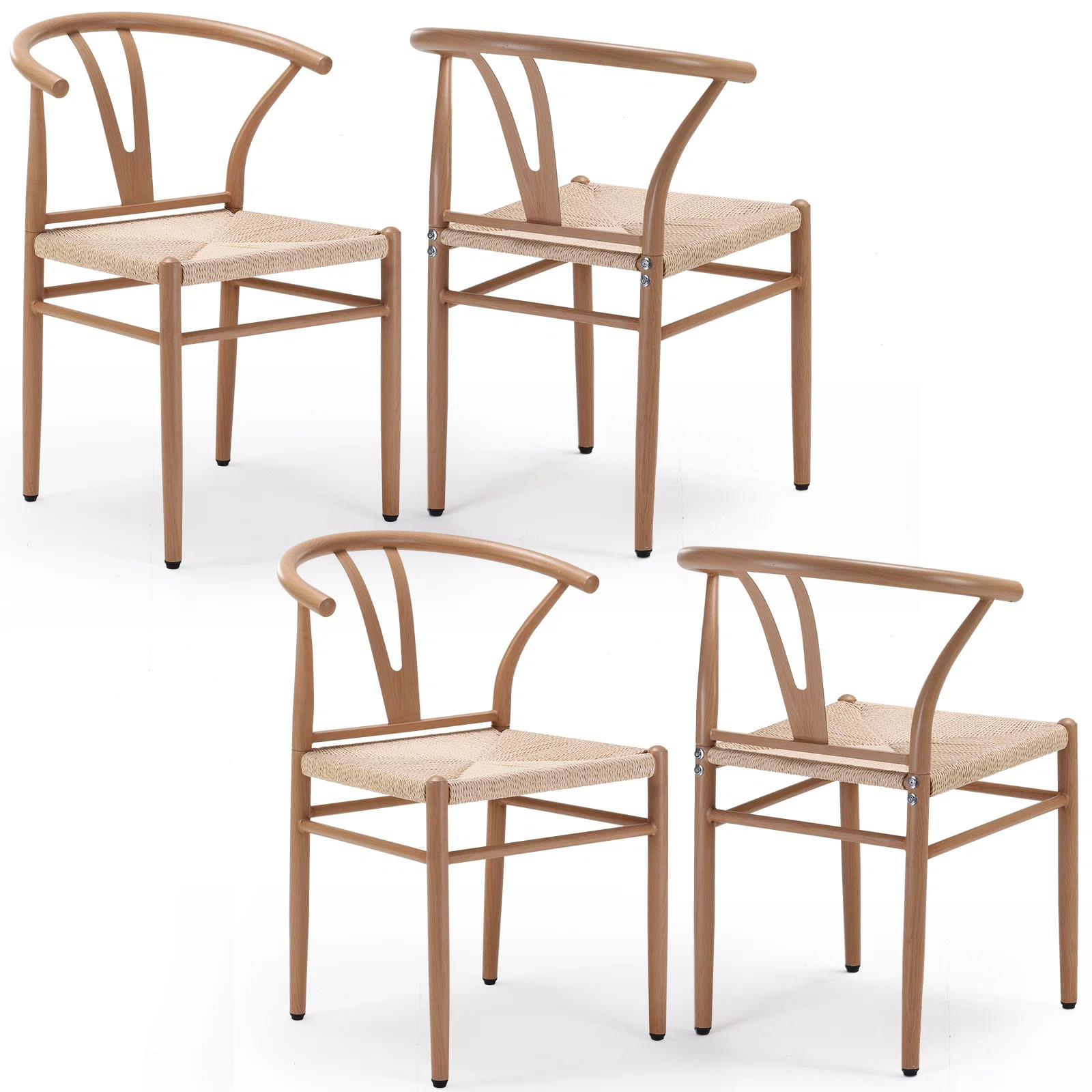 Chanpreet Metal Armchair (Set of 4) | Wayfair North America