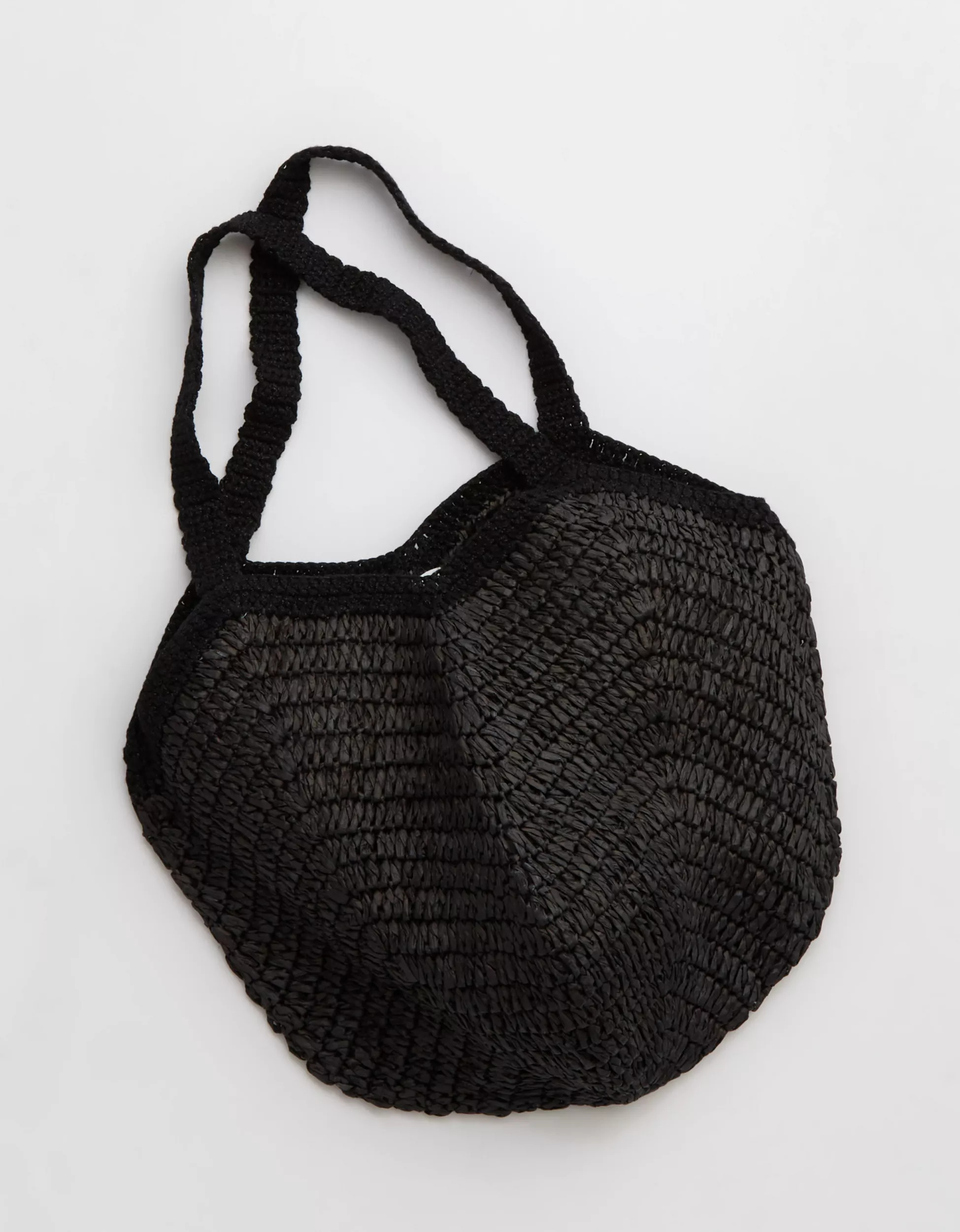 Aerie Crochet Metallic Tote Bag | Aerie