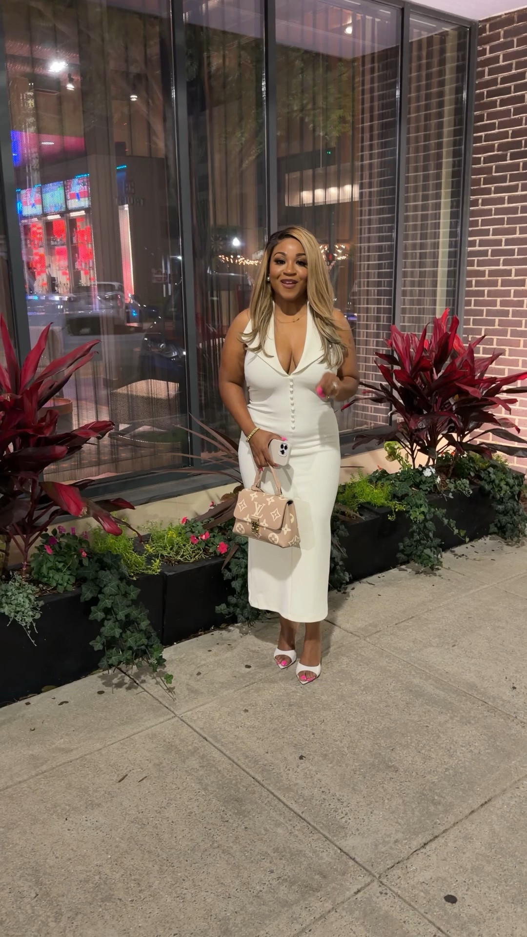 Loving this dress 🤍
Such a flattering fit and it comes in a few different colors. Wearing a size small ✨ perfect for date nights, vacation dinners & summer events

white dress // vacation outfit // date night outfit // classy style // summer dress // feminine fashion // wedding guest dress // vacation style // neutral outfit // elevated fashion