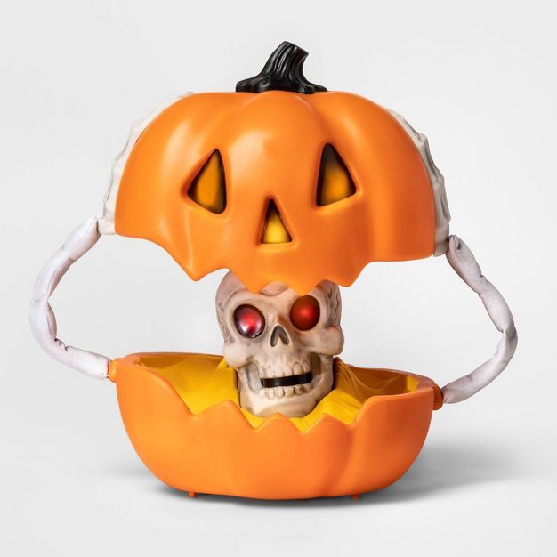 Animated Pumpkin with Skeleton Halloween Decorative Prop - Hyde & EEK! Boutique™ | Target