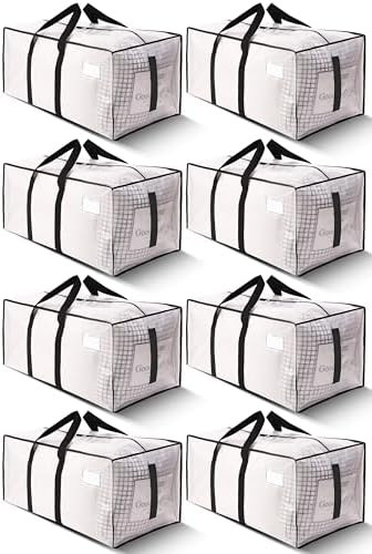 HOMESURE Supports 200lbs Heavy Duty Moving Bags - Strong Zipper & Wrap-Around Handles - Water-Res... | Amazon (US)
