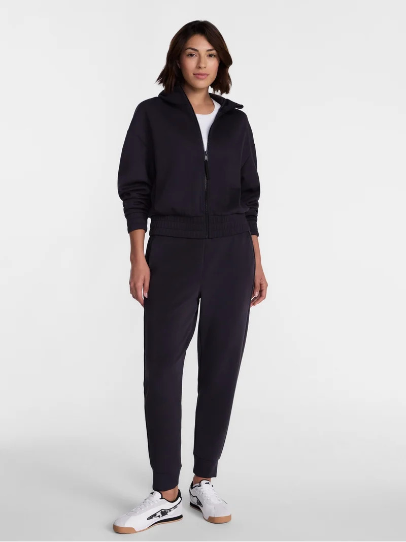 Avia Women's Cropped Zip Hoodie, Sizes XS-XXXL | Walmart (US)