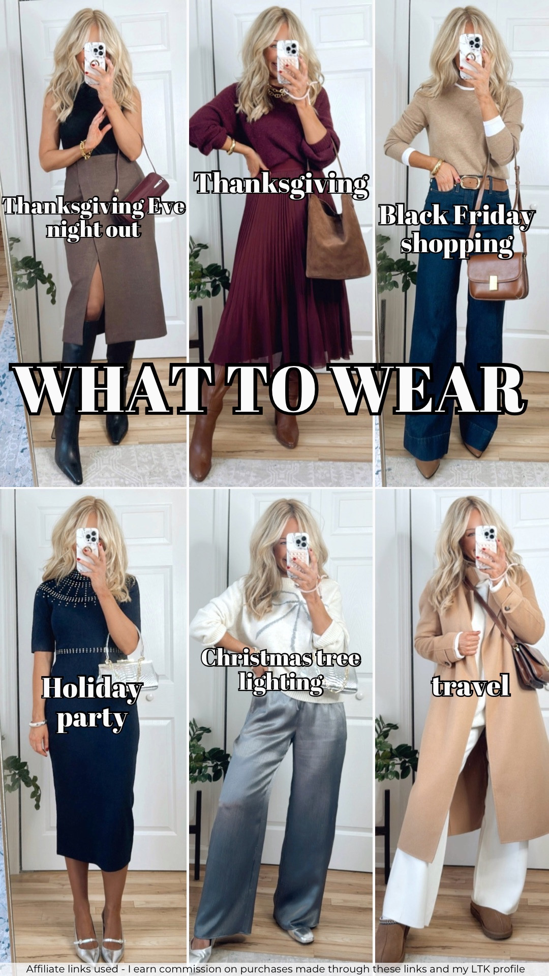 November outfits for different occasions ✨ *outfits are from last year, linking alternative options for anything that’s sold out now 💕💕