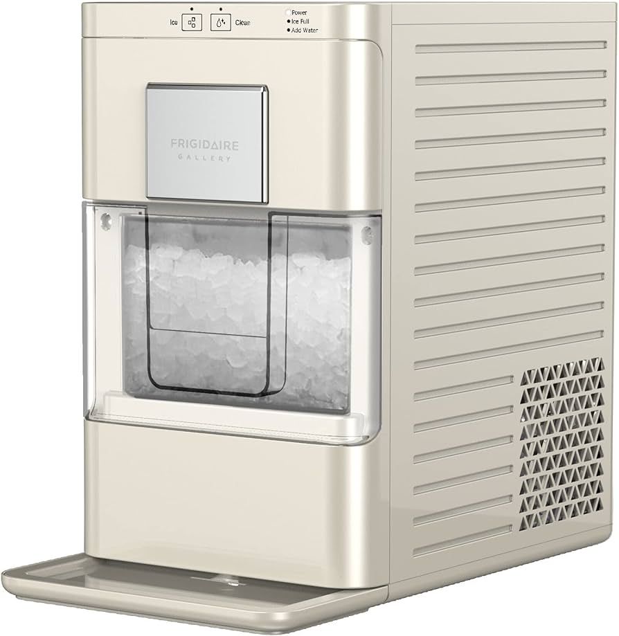 FRIGIDAIRE Gallery EFIC255 Countertop Crunchy Chewable Nugget Ice Maker, 44lbs per Day, Auto Self... | Amazon (US)