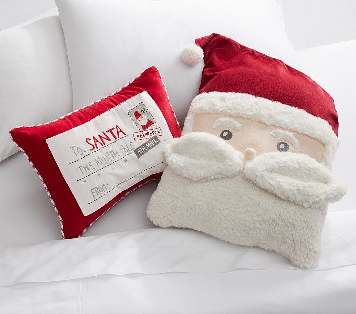 Letter to Santa & Santa-Shaped Pillow Bundle | Pottery Barn Kids