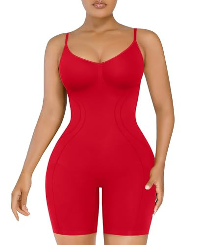 SHAPELLX Plus Size Shapewear for Women Body Shaper Wasit Defining Shapewear Tummy Control Fajas Colombianas Moldeadoras Red | Amazon (US)