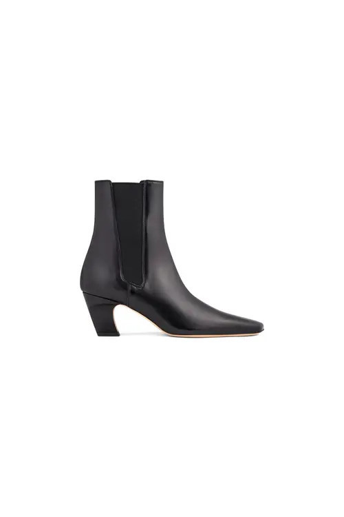 Neil J. Rodgers Meg Ankle Boot in Black Nappa at Nordstrom, Size 38.5 | Nordstrom