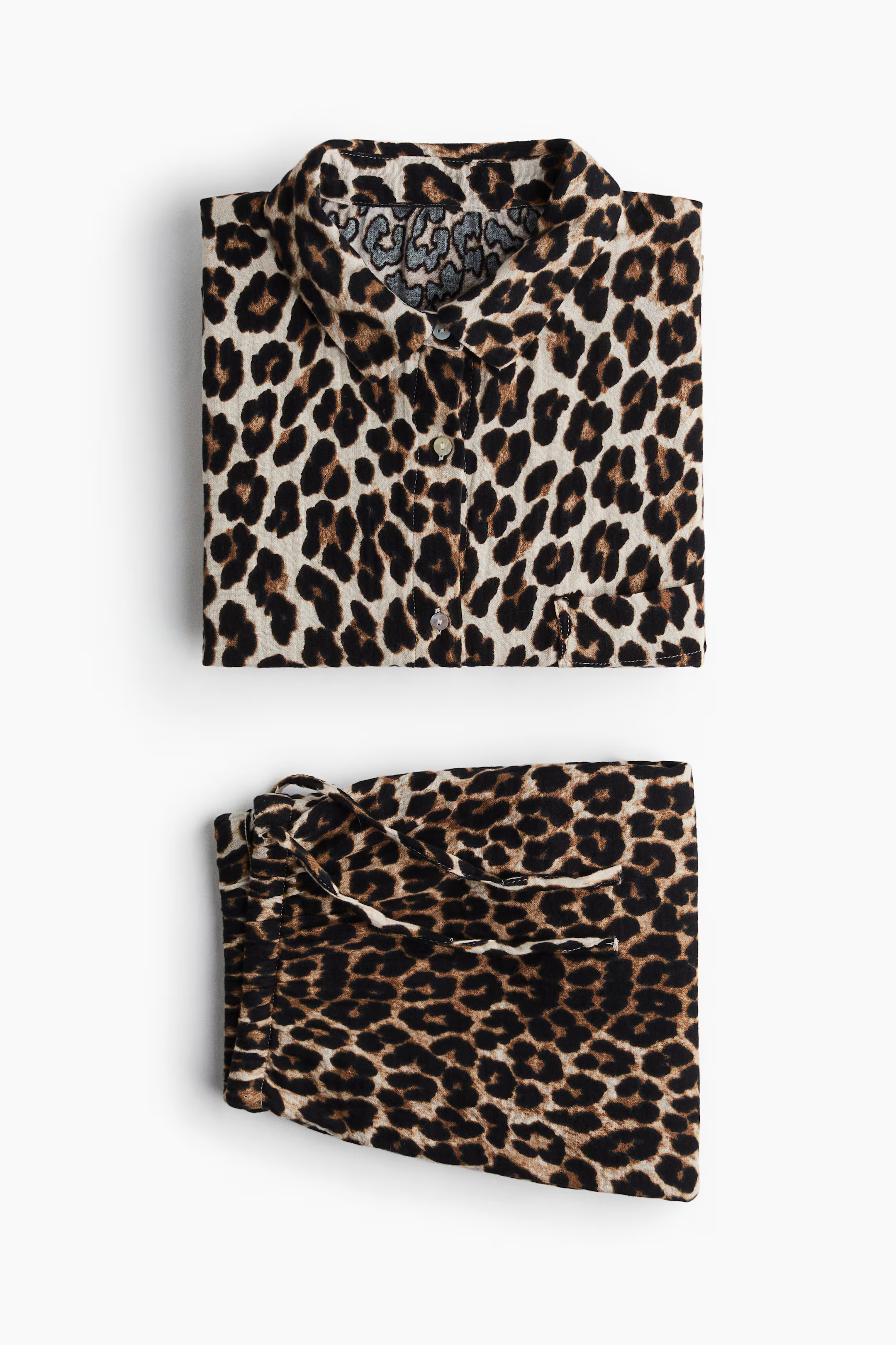 Pyjama shirt and shorts | H&M (UK, MY, IN, SG, PH, TW, HK)