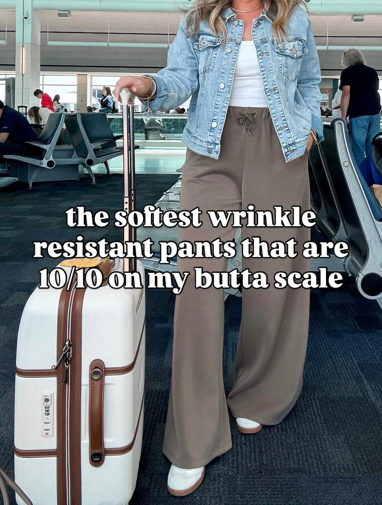 Amazon fashion Amazon finds travel outfit wide leg modal pants wrinkle resistant size medium