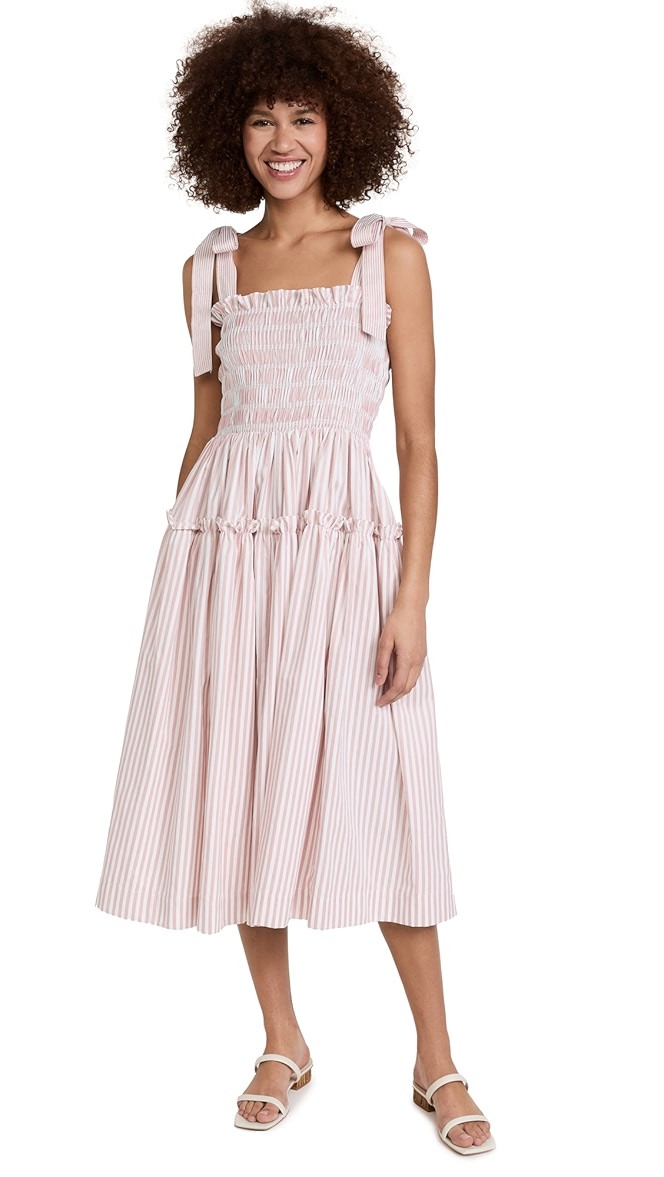 Ida Smocked Midi Dress | Shopbop