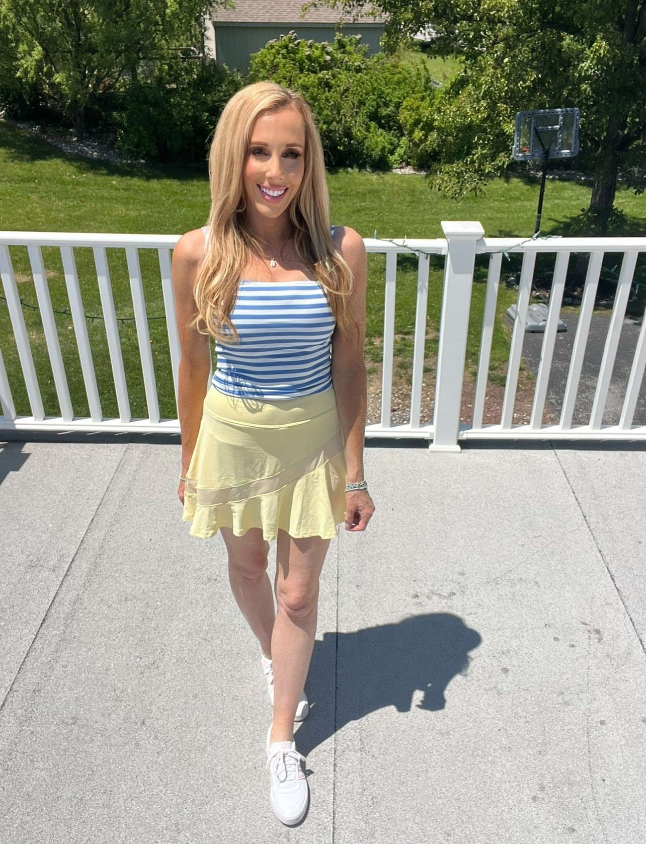 Cute casual tank and tennis skirt 🌸🌸

#LTKfitnessgoals #LTKOver40 #LTKSaleAlert