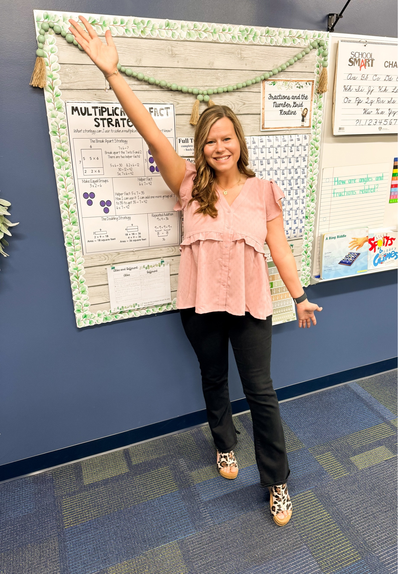 Teacher Fit of the Day | style | outfit of the day | spring outfit | 

I am wearing a size medium in the top (runs small) + a size 6 in the Express Jeans! 

#LTKworkwear #LTKfindsunder50 #LTKSpringSale