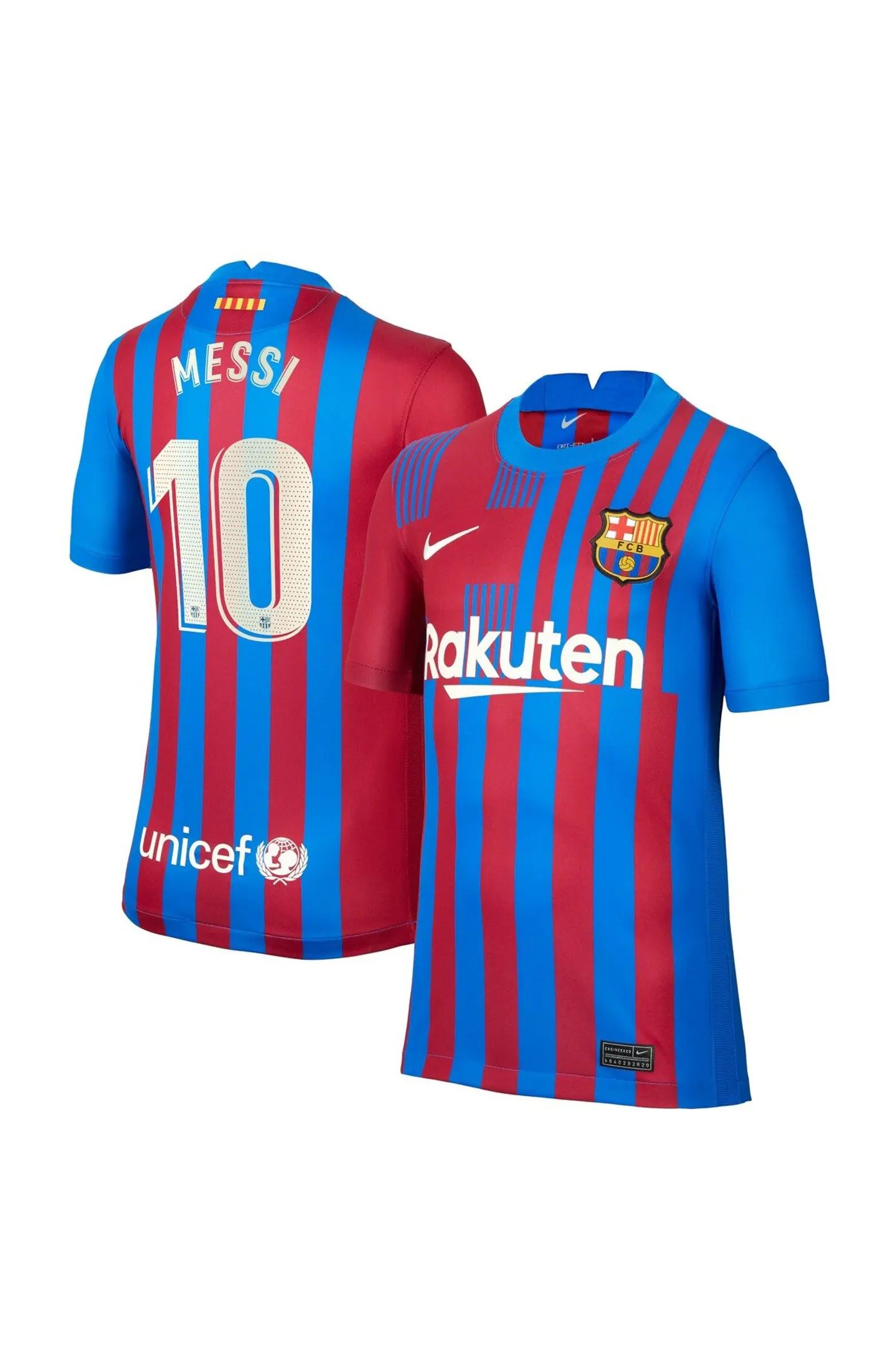 Nike Youth Nike Lionel Messi Blue Barcelona 2021/22 Home Replica Player Jersey | Nordstrom | Nordstrom