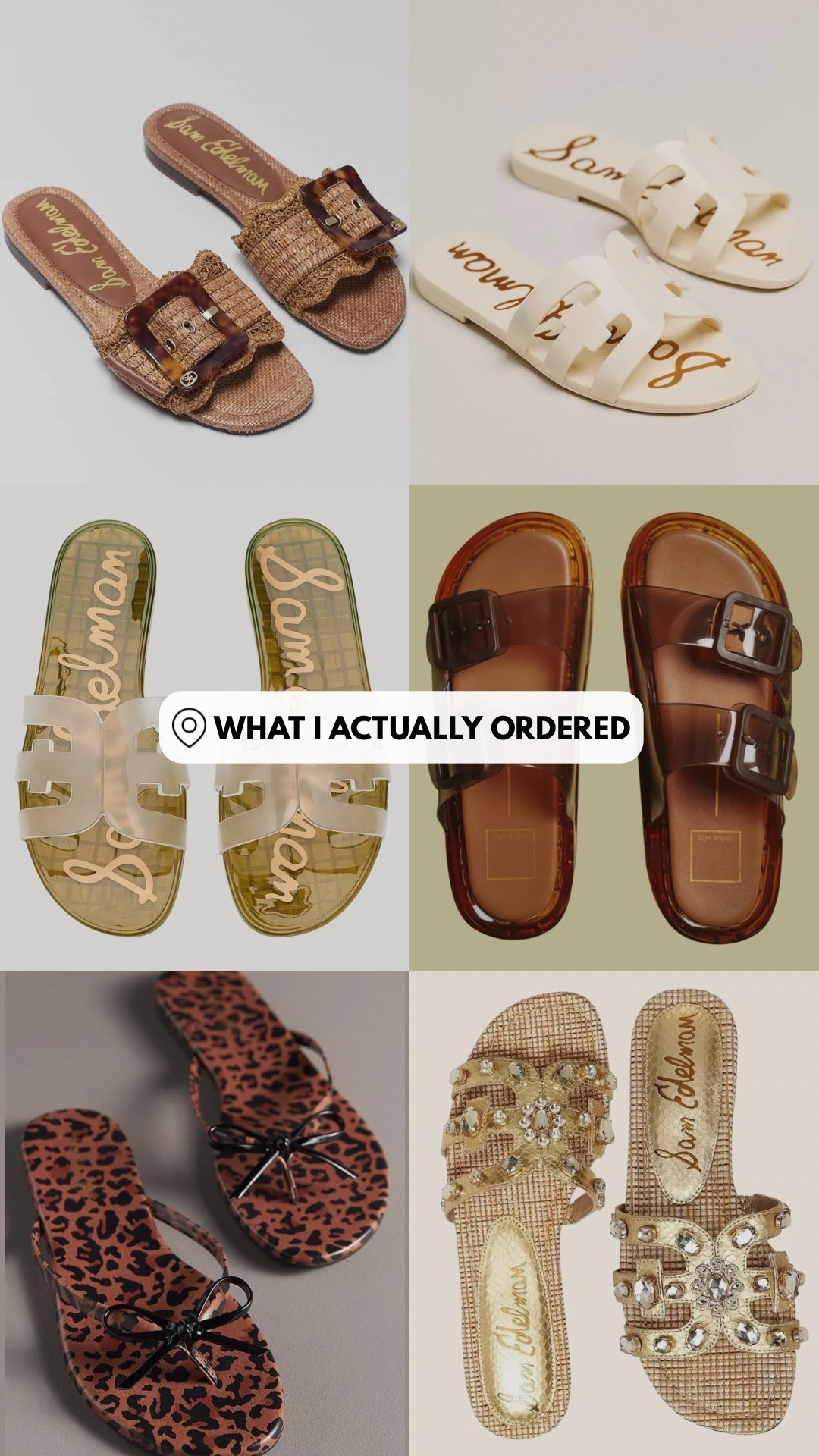 I may have gone down a summer sandal rabbit hole. 😅

I started looking for one pair and somehow ended up with raffia, jelly, leopard, whiskey resin, and a little sparkle.

No regrets.

These were the pairs that made me stop scrolling and I can’t wait to see how they look in person.

I’ve saved everything in The Shoe Edit if you’re sandal shopping too.

Which pair would you grab first? 👇

🤎 Raffia
🤍 Cream
✨ Jelly
🥃 Whiskey
🐆 Leopard
💛 Sparkle

#LTKSaleAlert #LTKOver40 #LTKSeasonal