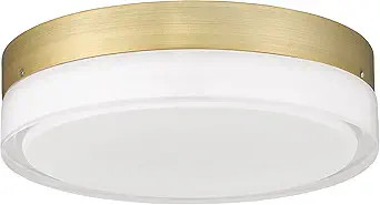 AUTELO Close to Ceiling Light LED Flush Mount Ceiling Light Fixtures 18W 3000K with Thick Glass i... | Amazon (US)