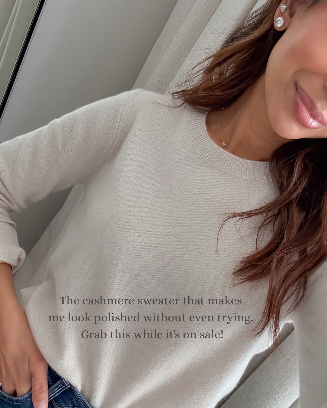 This cashmere sweater was so loved by you guys last week! This luxe find is so worth it. Get it while it’s 39% off!#LTKFindsUnder100 

#LTKSaleAlert #LTKootd