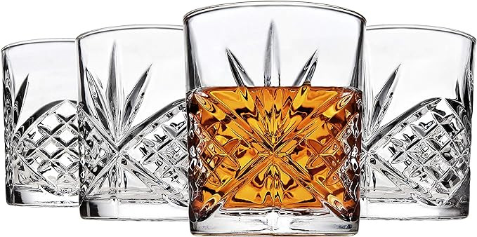 Godinger Dublin Double Old Fashioned Glasses, 11oz, Set of 4 | Amazon (US)