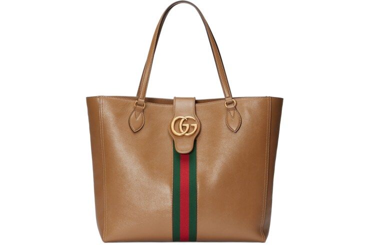 Medium tote bag with Double G and Web | Gucci (US)