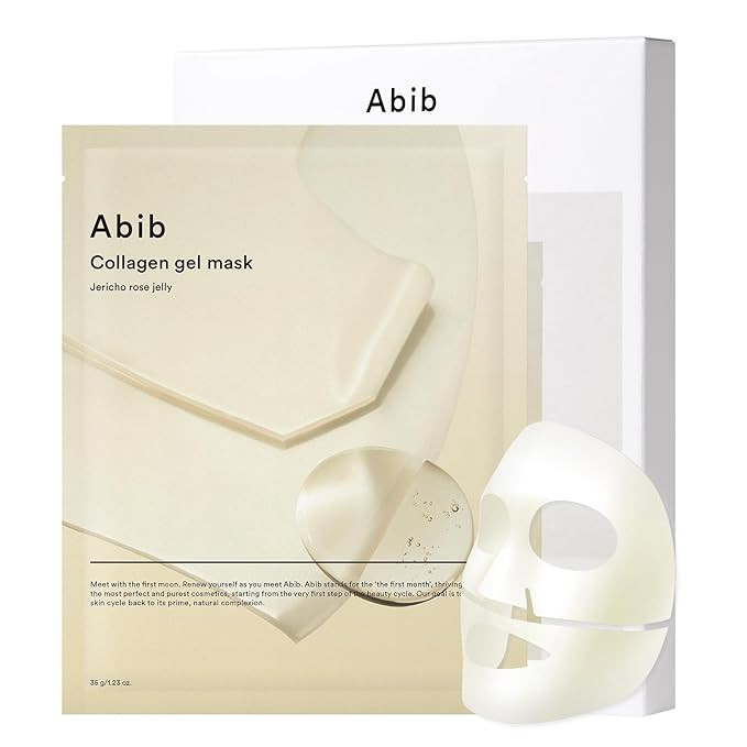 Abib Collagen Gel Mask Jericho Rose Jelly 4 Sheets (Nourishing) I Korean Vegan Collagen, Cooling ... | Amazon (US)