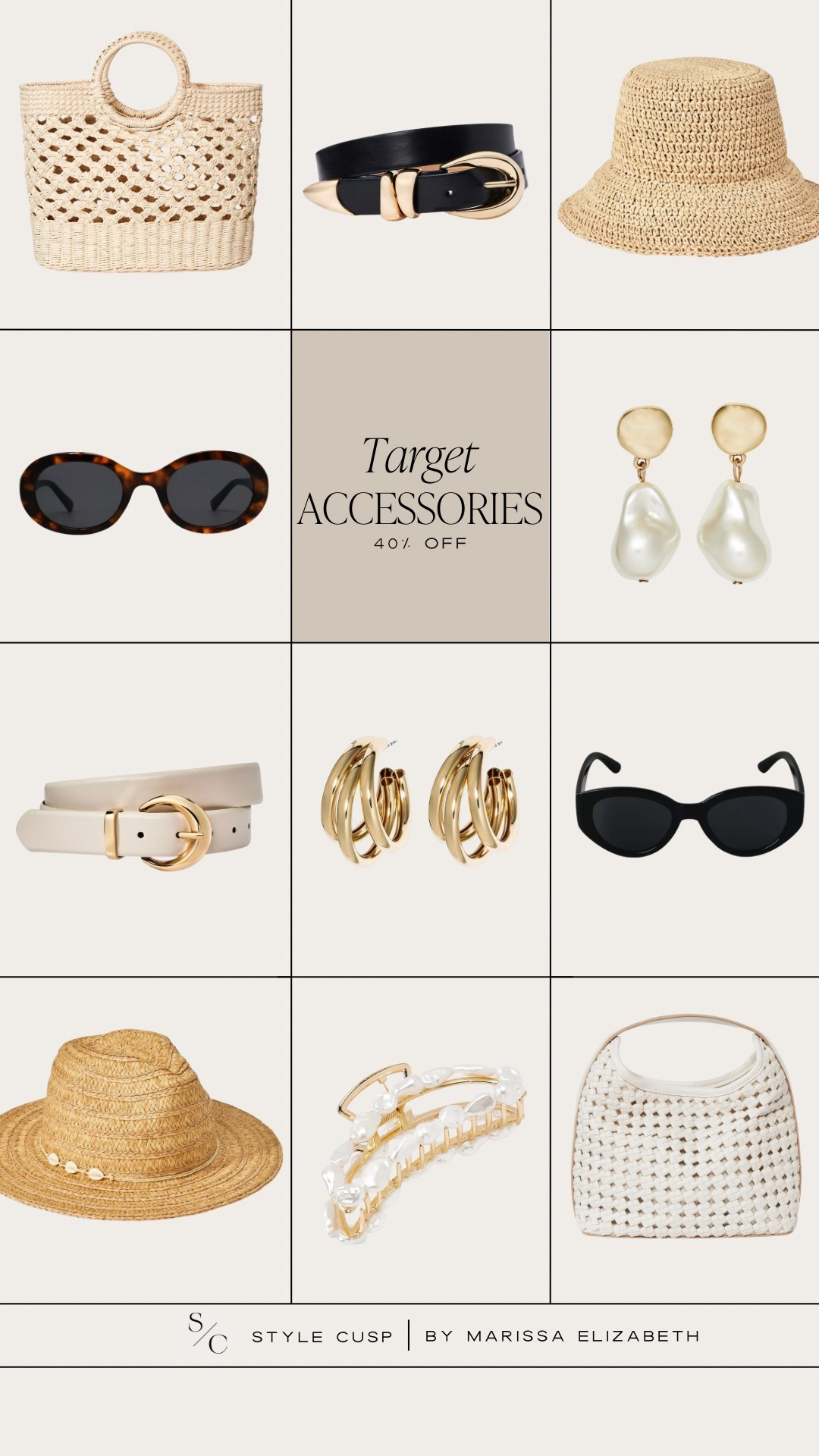 Target Sale! 40% off Bags & Accessoriess 

Spring style, spring accessories, spring fashion, target bag, target fashion, target style, neutral style, spring outfit, resortwear, vacation, wedding clutch, beach bag, beach tote, pool, swim bag

#LTKStyleTip #LTKFindsUnder50 #LTKItBag 

#LTKSaleAlert