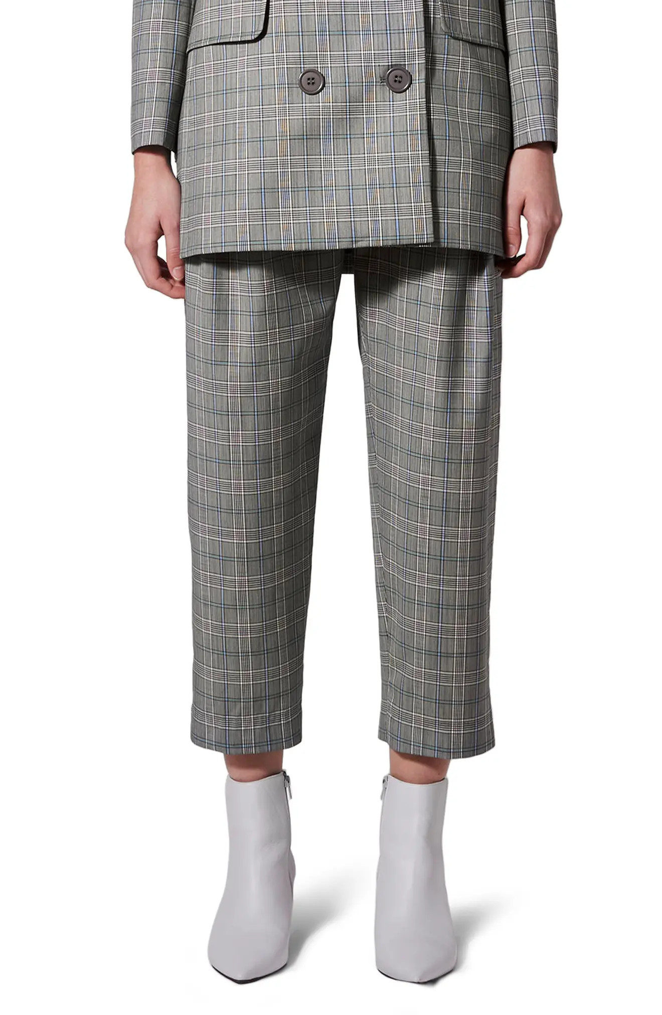 Pleat Front Peg Leg Trousers | Nordstrom