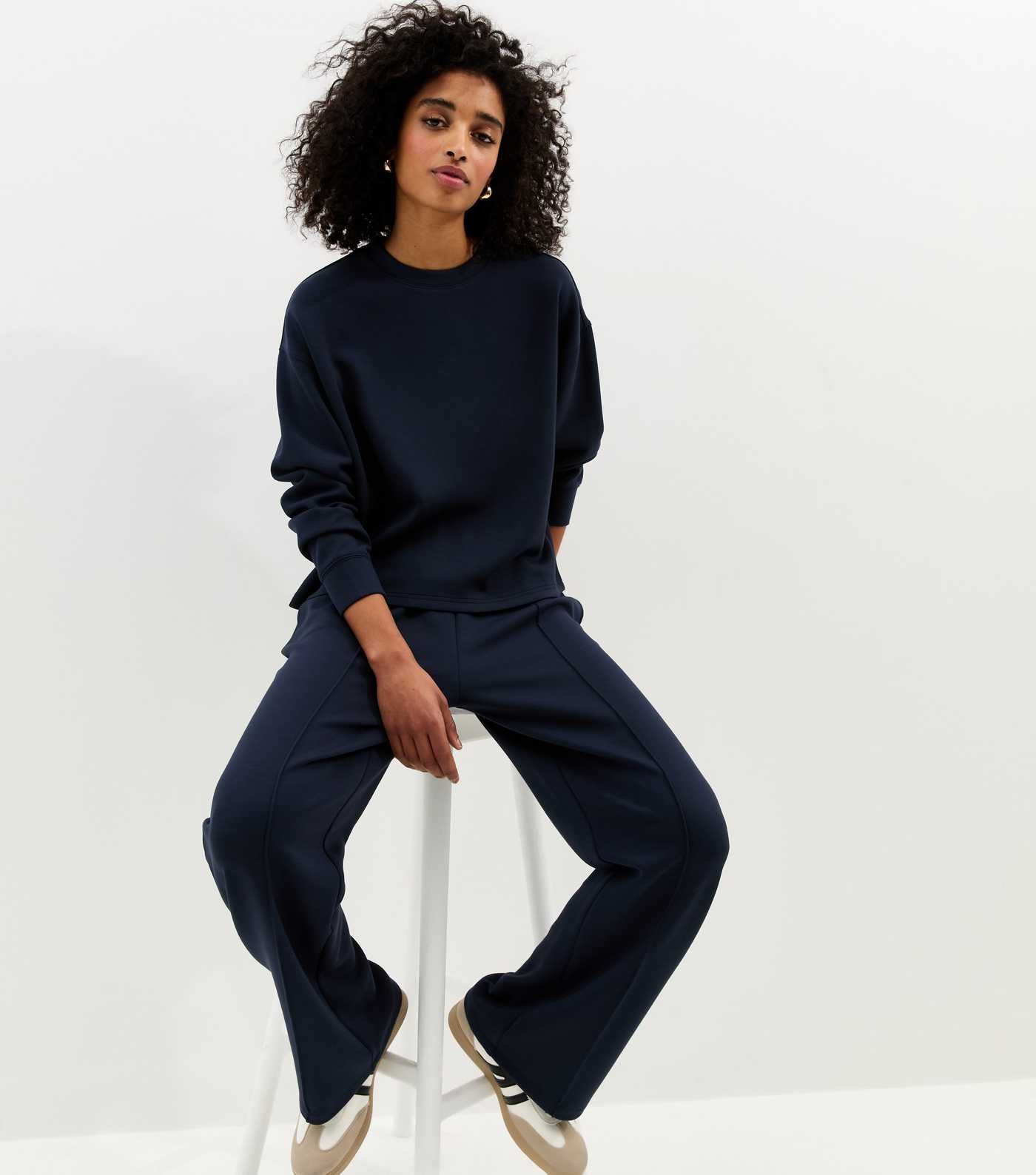 Premium Navy Jersey Joggers | New Look | New Look (UK)