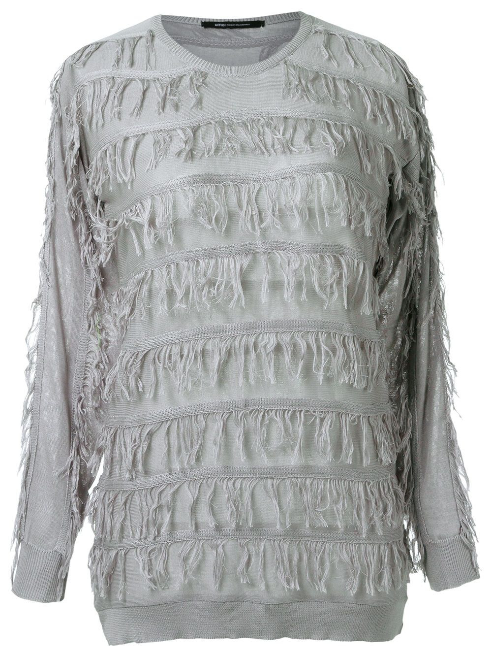 Blusa de tricot com franjas | Farfetch Global