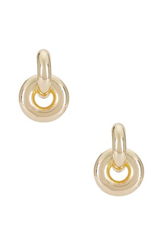 BaubleBar Mini Mia Earrings in Gold from Revolve.com | Revolve Clothing (Global)