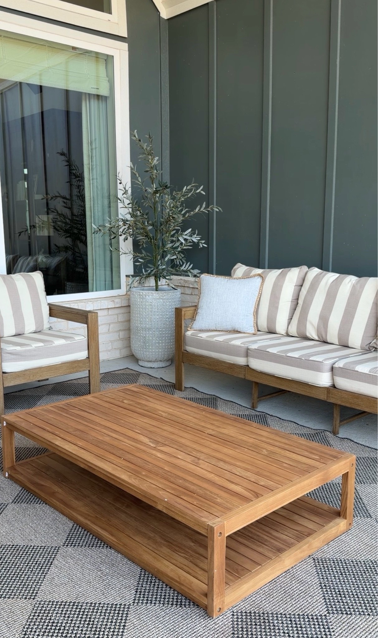 Outdoor coffee table | Patio furniture | Outdoor furniture | Patio decor | Covered patio | Outdoor living | Outdoor sofa | Outdoor chairs | Neutral patio | Wood coffee table | Acacia wood furniture | Patio rug | Outdoor rug | Cozy patio | Patio inspiration | Backyard patio | Outdoor entertaining | Transitional outdoor decor | Traditional outdoor style | Neutral outdoor decor

#LTKHome #LTKSaleAlert #LTKSeasonal