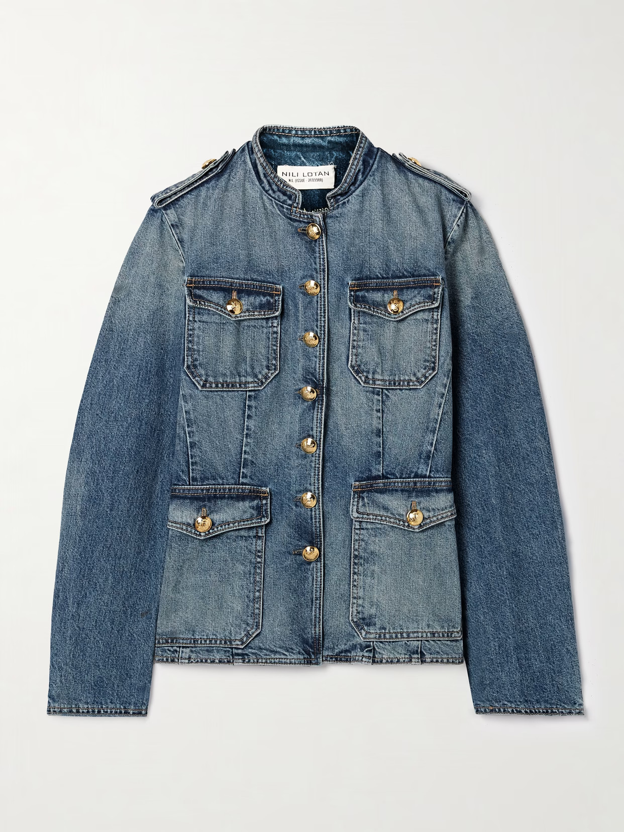 Nili Lotan - Geraldine Denim Jacket - Blue | NET-A-PORTER (US)