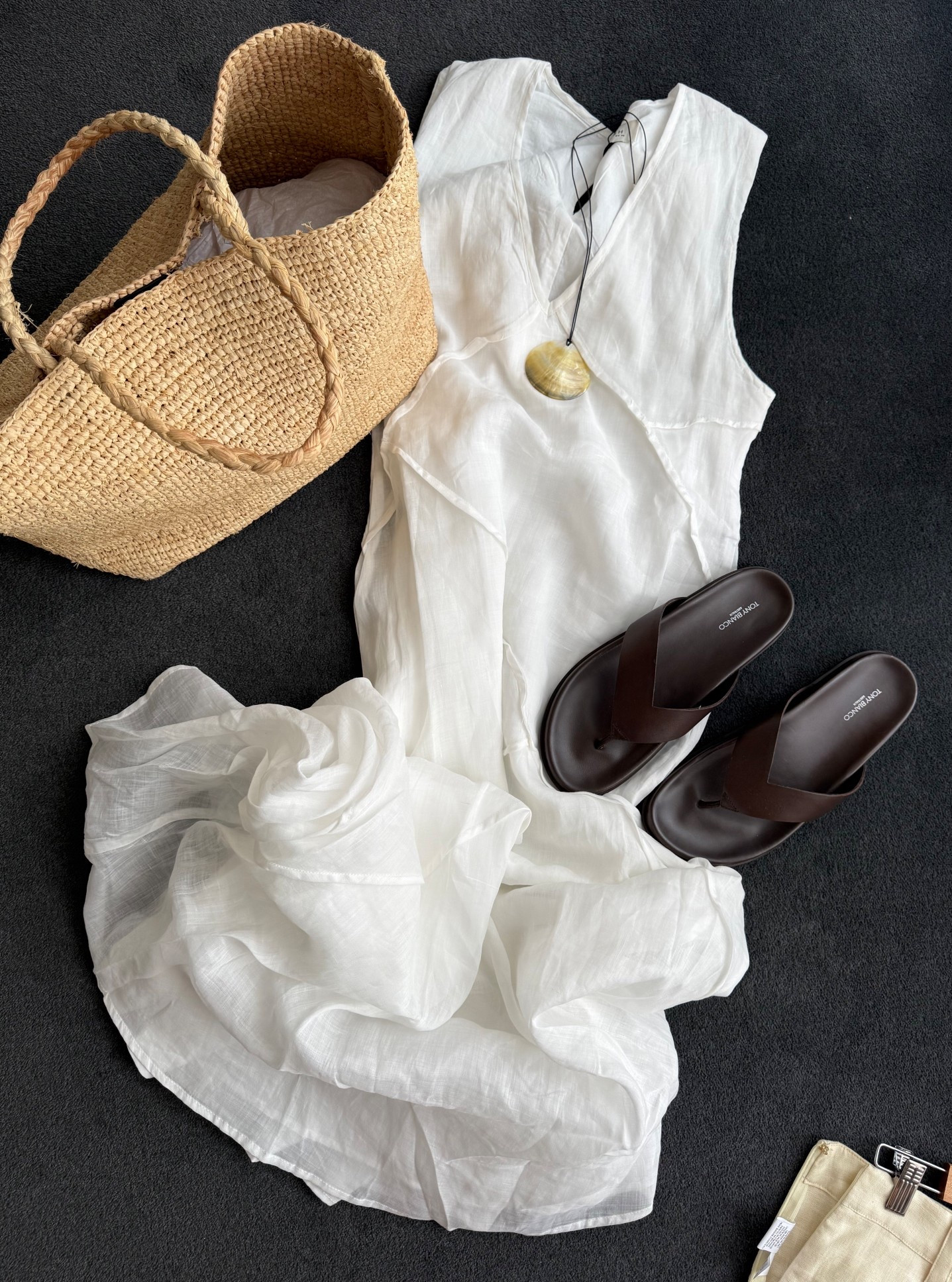 Summer holiday packing 🌺☀️
Dress: DISSH
BAG: Massimo Dutti
Sandals: Tony Bianco
Necklace: Nuri Studios, dupes linked

I wear this dress with a cotton on bralette to reduce bust and to suit the v neck and style of this dress.  

#LTKaustralia #LTKsummer