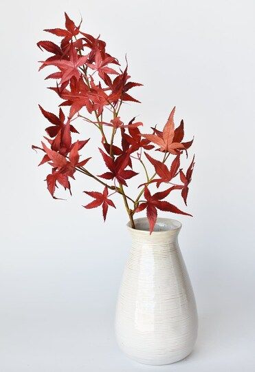 27" Faux Japanese Maple Leaf Stem | Michaels | Michaels Stores