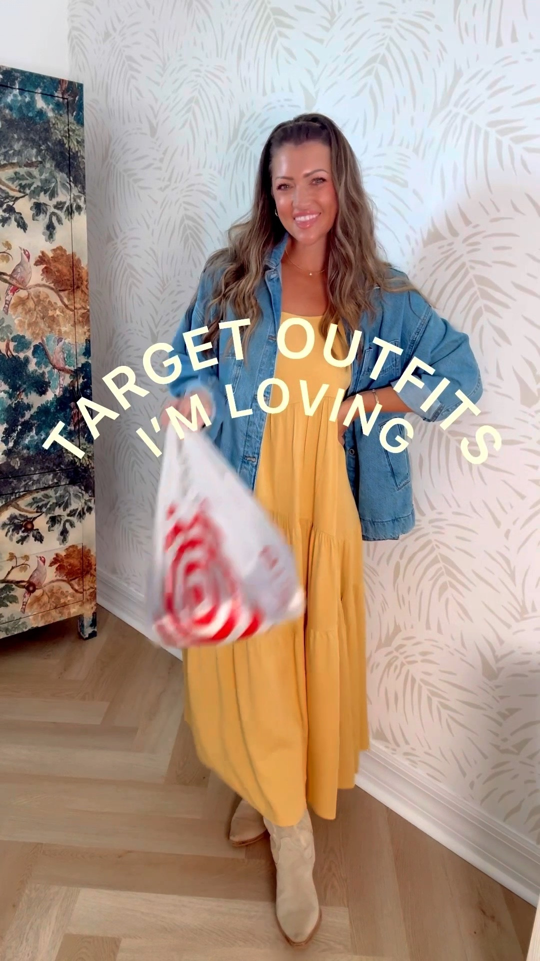 New at 🎯— perfect early fall looks! For sizing help: I’m 5’4, wearing XS in everything except I did an XXS in the maxi skirt and small in the purple skirt (XS wasn’t available at my store but it fits fine! It just has a lot of volume but im keeping the small.. I’m worried the XS would be too short maybe?!). Got my true 8.5 in all shoes. Lmk if you have any qs! ♥️

Teacher outfit ideas
Teacher outfits 
Workwear style
Business casual workwear
Office attire
Work outfits 
Brown outfits
Neutral outfits 
What to wear
Fall outfit ideas
SAHM style 
WFH style 
Western wear
Western workwear 
Target run