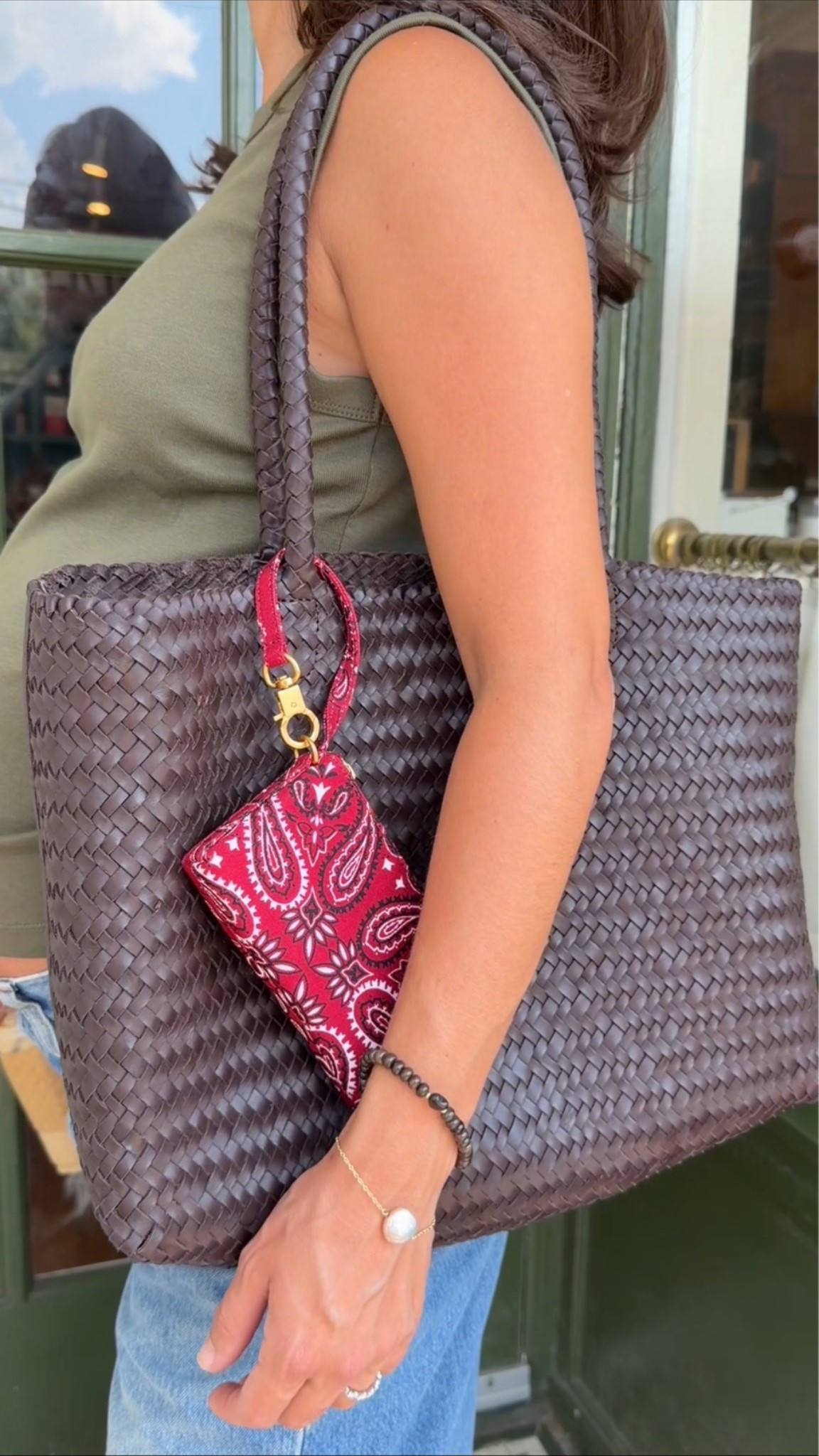 [8/3/26] I’ve been using this bag nonstop all summer, just got in a beautiful coffee bean color + comes in 7 other colors! Made of 100% cotton/leather/suede. Also included an interior pocket! Would make a great gift and perfect heading into fall. Little clip-strap pouch is also @Madewell. Linking other transitional fall styles I’m loving at 36 weeks (non-maternity)

#LTKxMadewell #LTKPetite #LTKBump