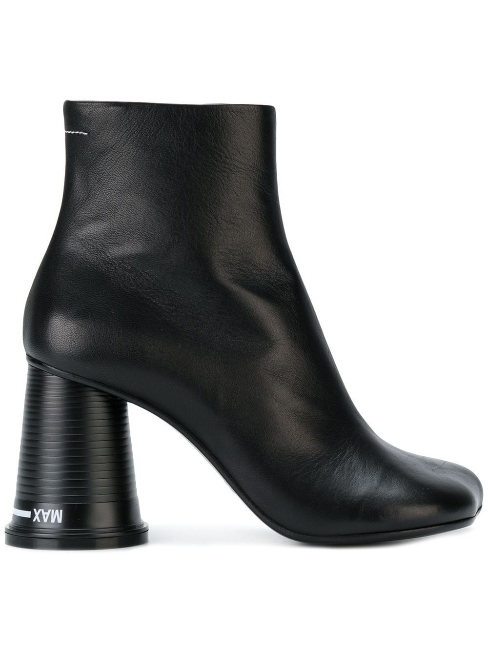 Mm6 Maison Margiela boots with cup shaped heel - Black | FarFetch US