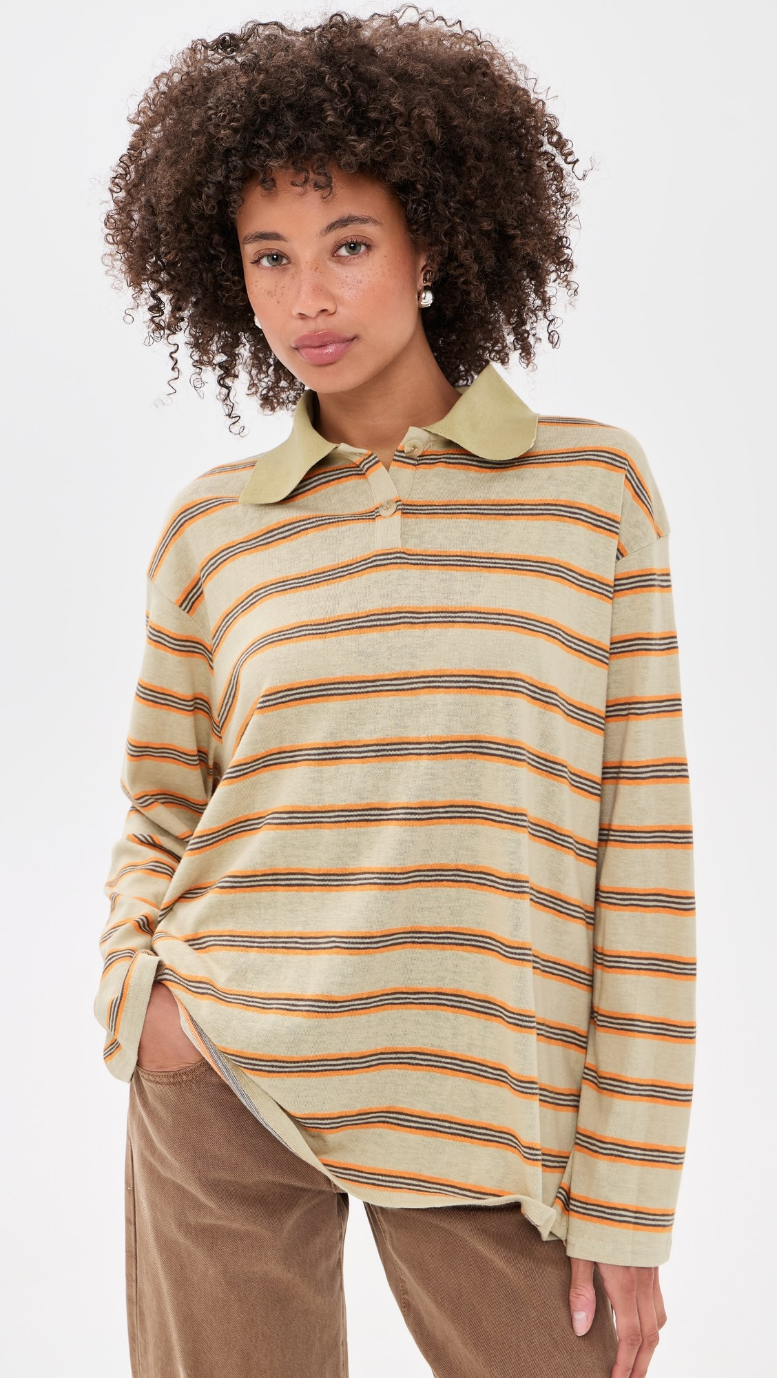 VRG GRL Kinsley Polo Top | Shopbop | Shopbop
