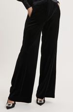 Kathy Velvet Pant - Black | tyler boe