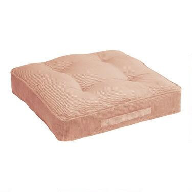 Tufted Corduroy Gusseted Floor Cushion | World Market