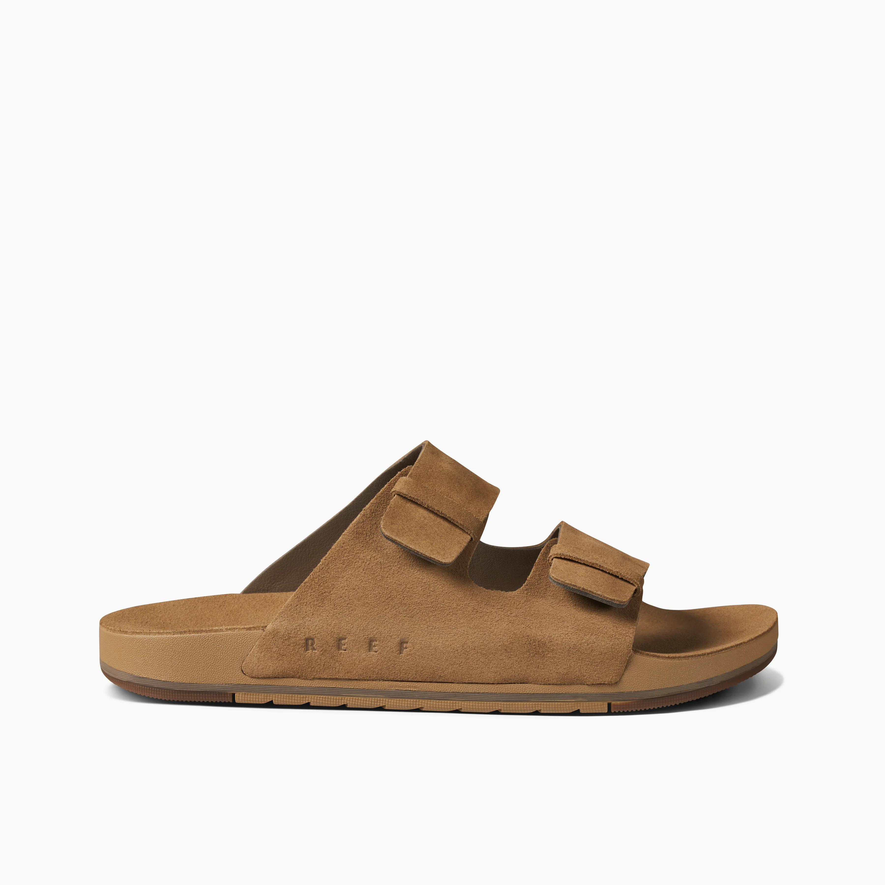 Men's Suede Ojai Two-Bar Slide in Oat | REEF® | Reef