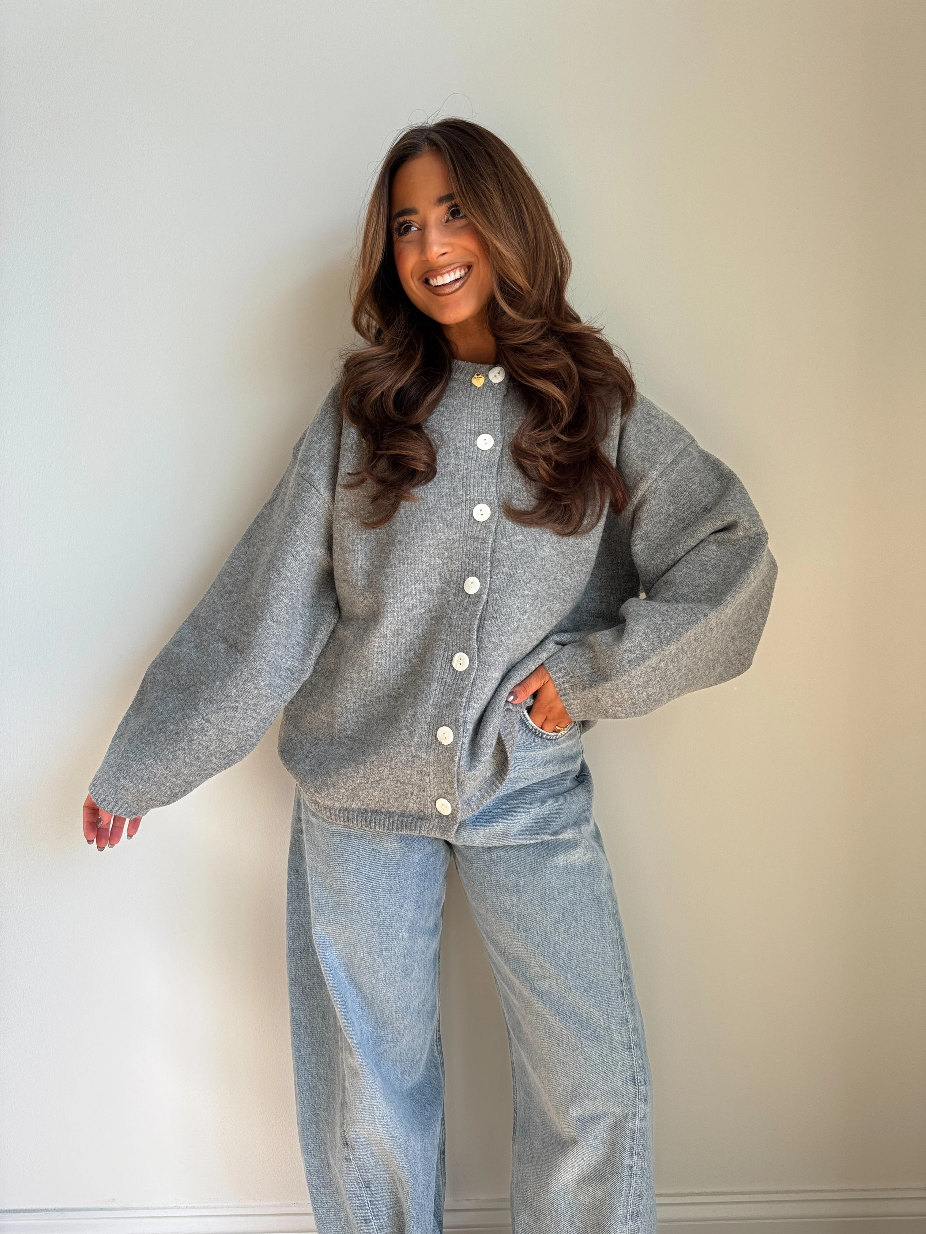 Cinnamon Sugar Cardigan (Heathered Grey) | Shop Your Darling Style