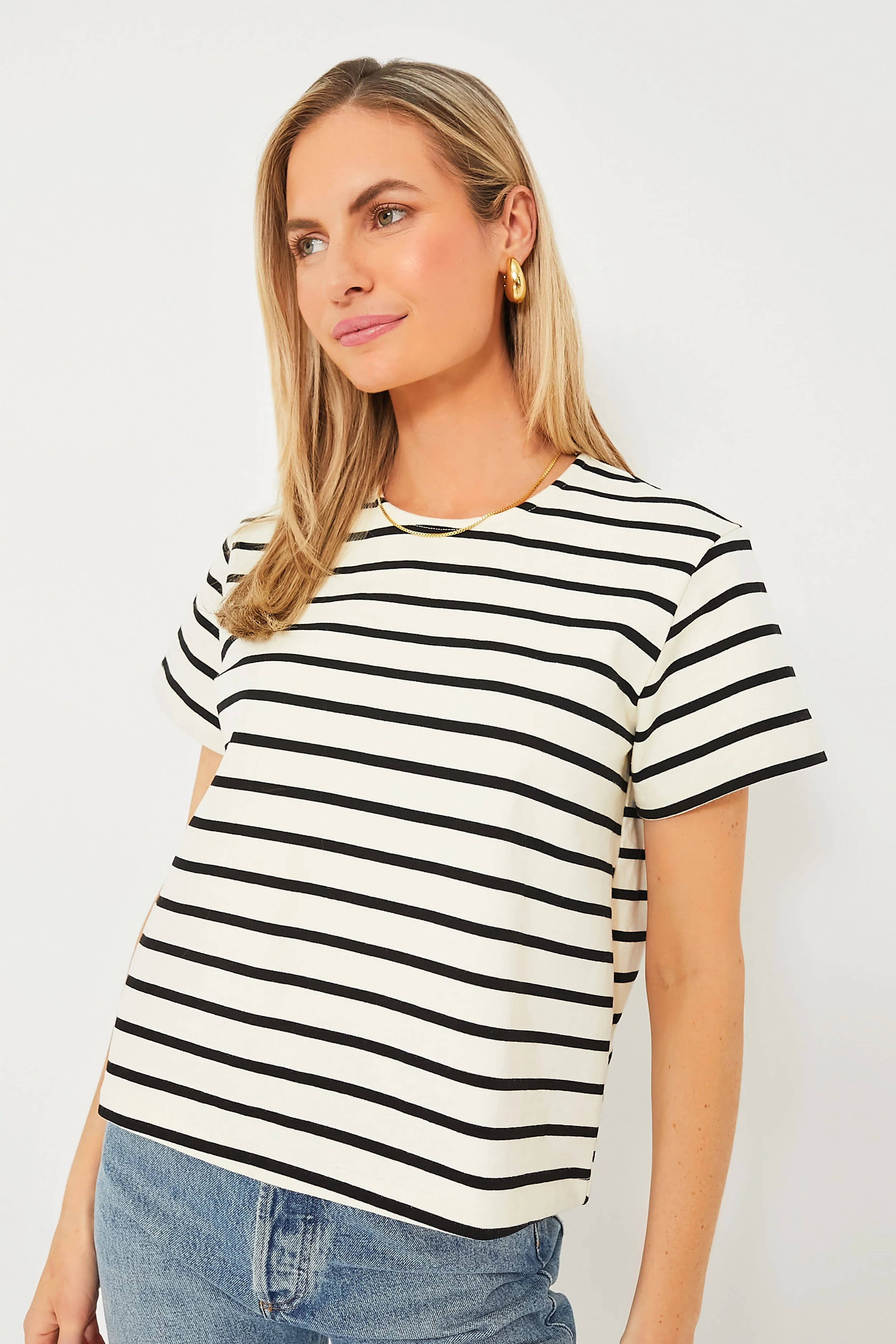 Black Stripe Lucie Tee | Tuckernuck (US)