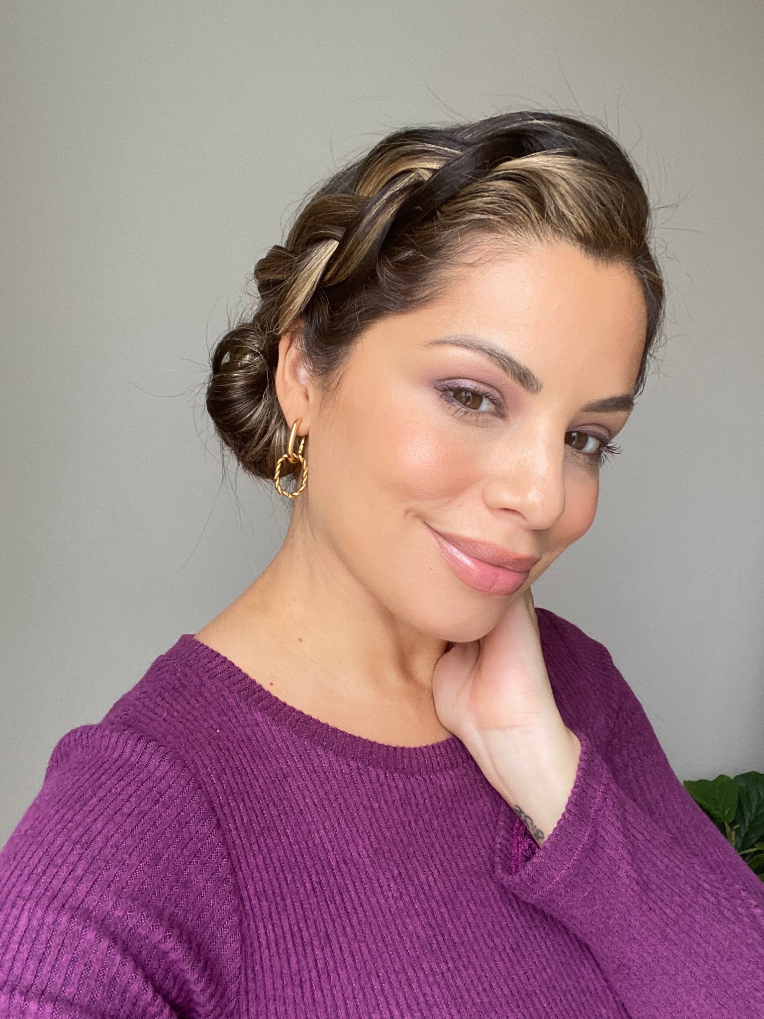 This quick braided updo is perfect for making any look fancier in a pinch! Head to my Insta for the tutorial ✨

#LTKunder50 #LTKbeauty #LTKstyletip